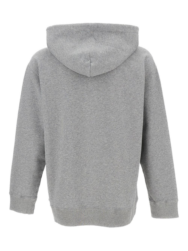 MM6 Maison Margiela front-pocket ribbed-trim hoodie outlook