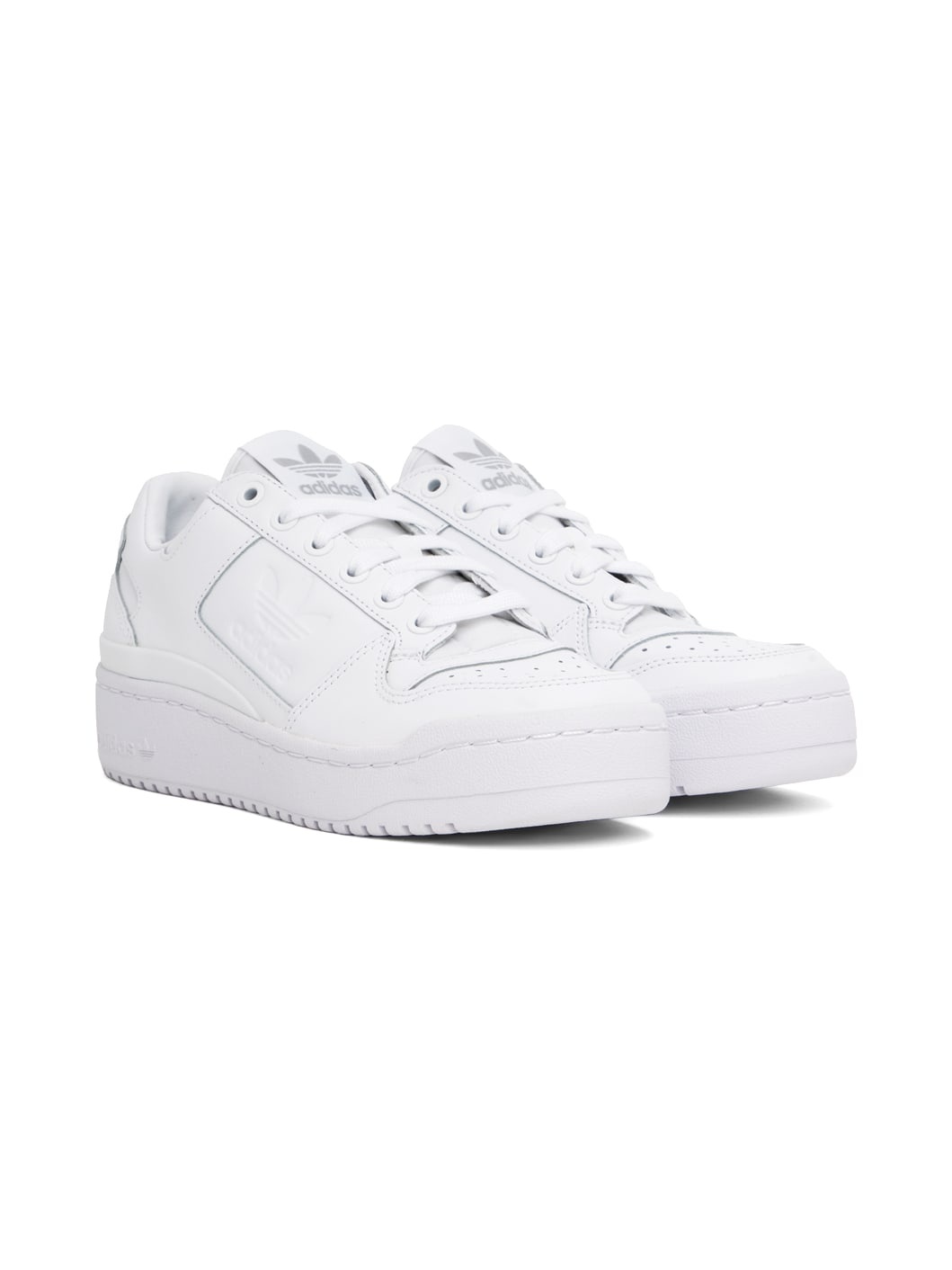 White Forum Bold Sneakers - 4