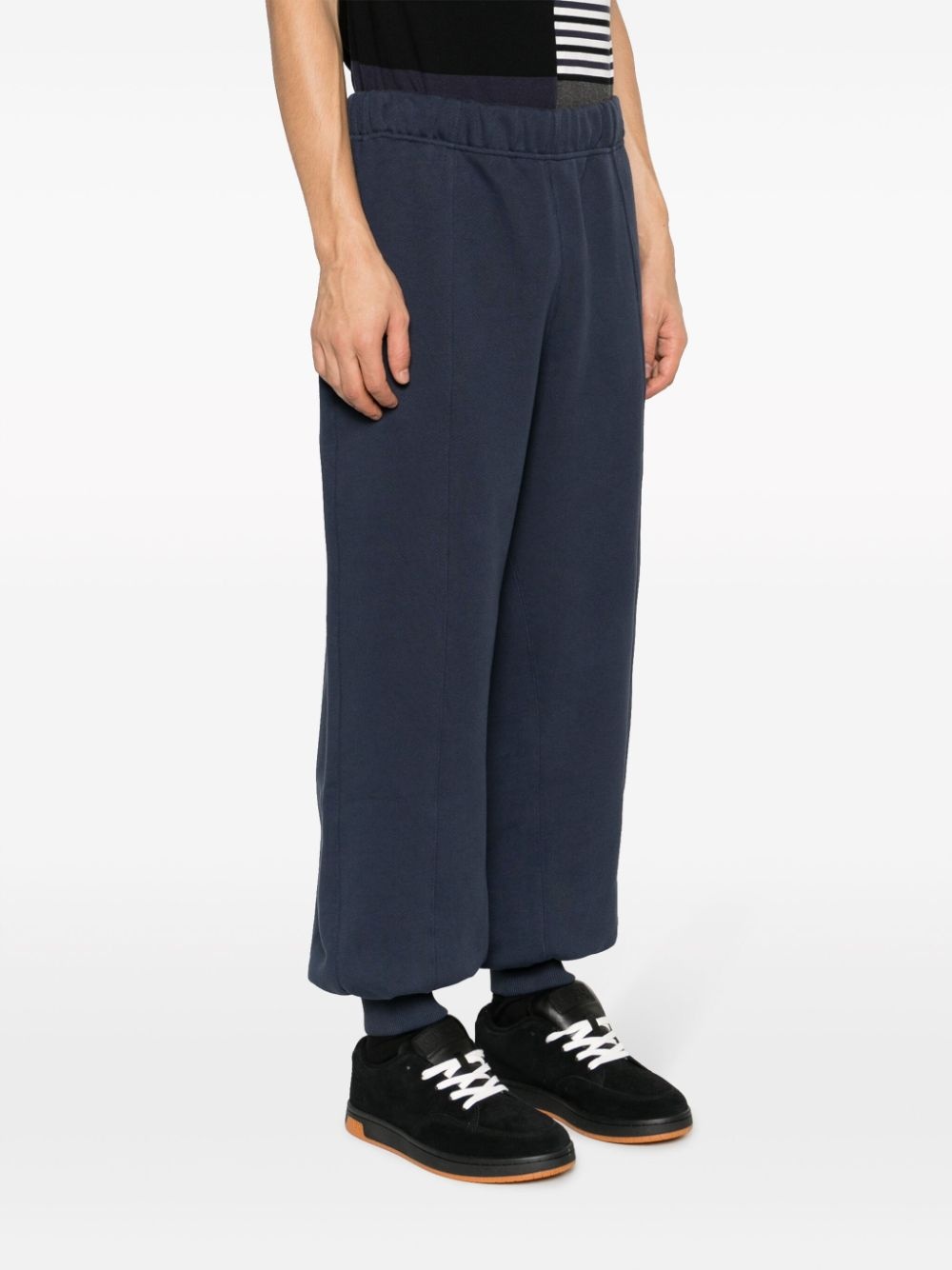 floral-print cotton track pants - 3
