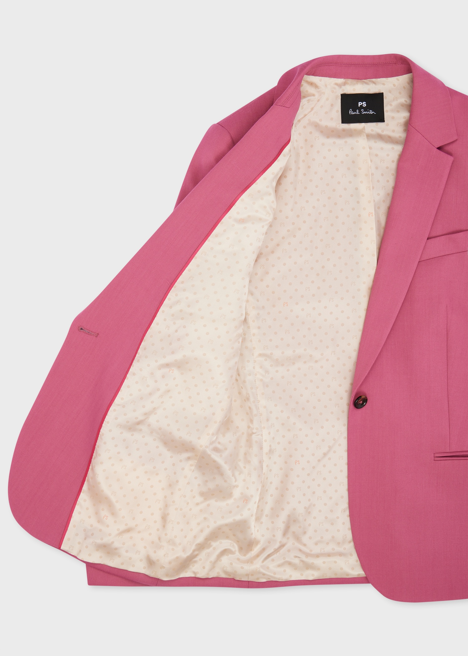 Women's Mauve Wool Hopsack Blazer - 4