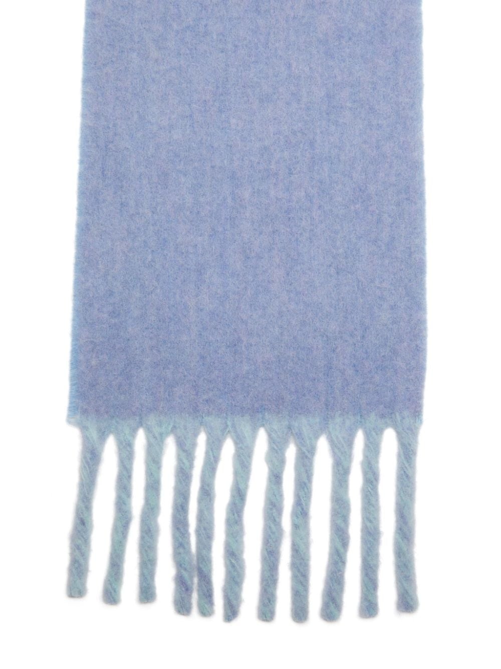 fringed logo scarf - 3