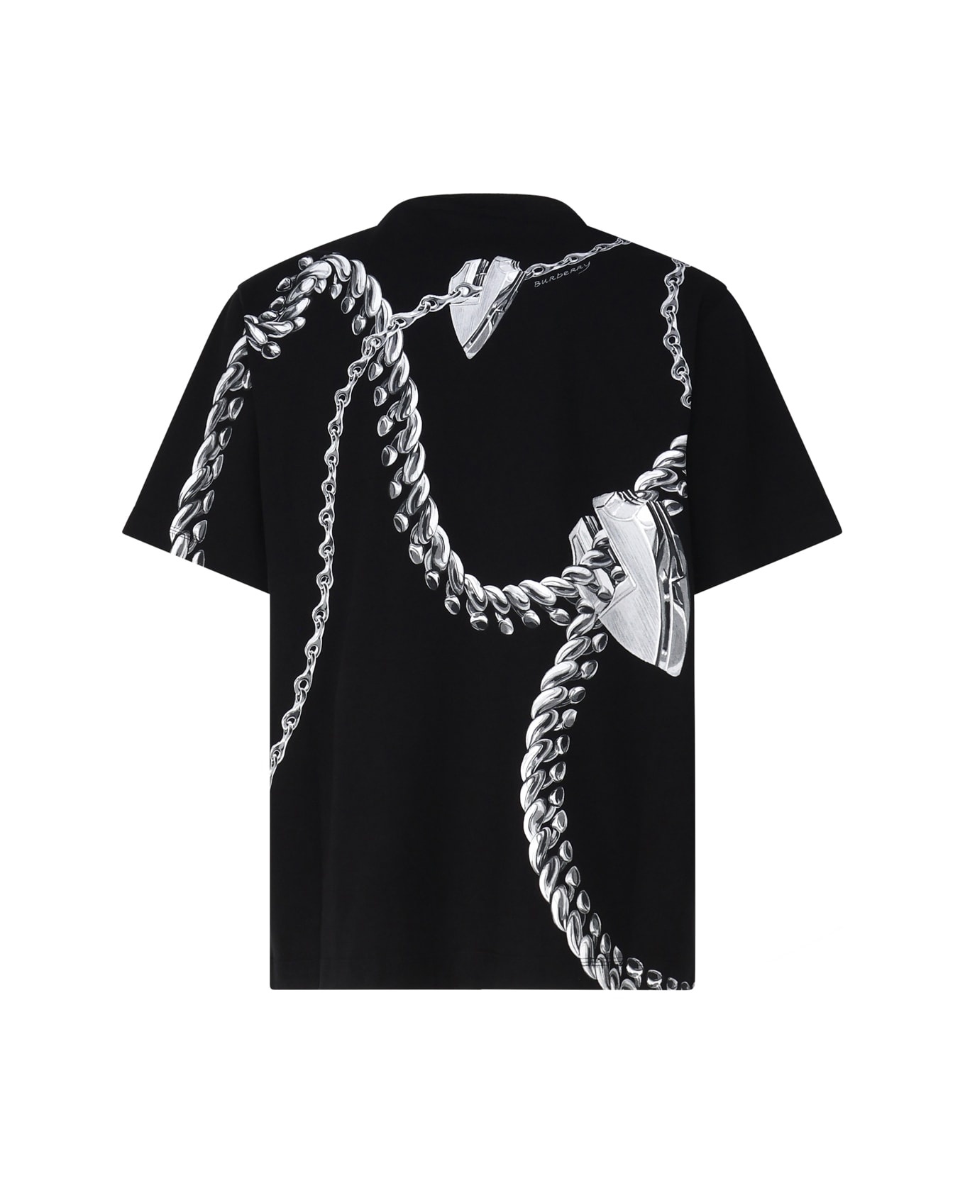 Round Neck Printed T-shirt - 3