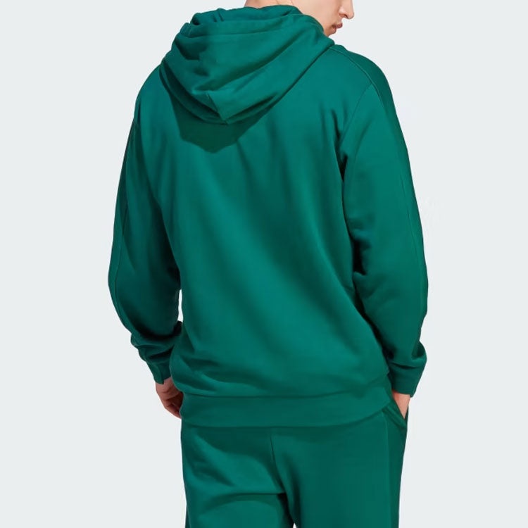 adidas Lounge French Terry Full-Zip Sweatshirt 'Collegiate Green' IQ3427 - 3