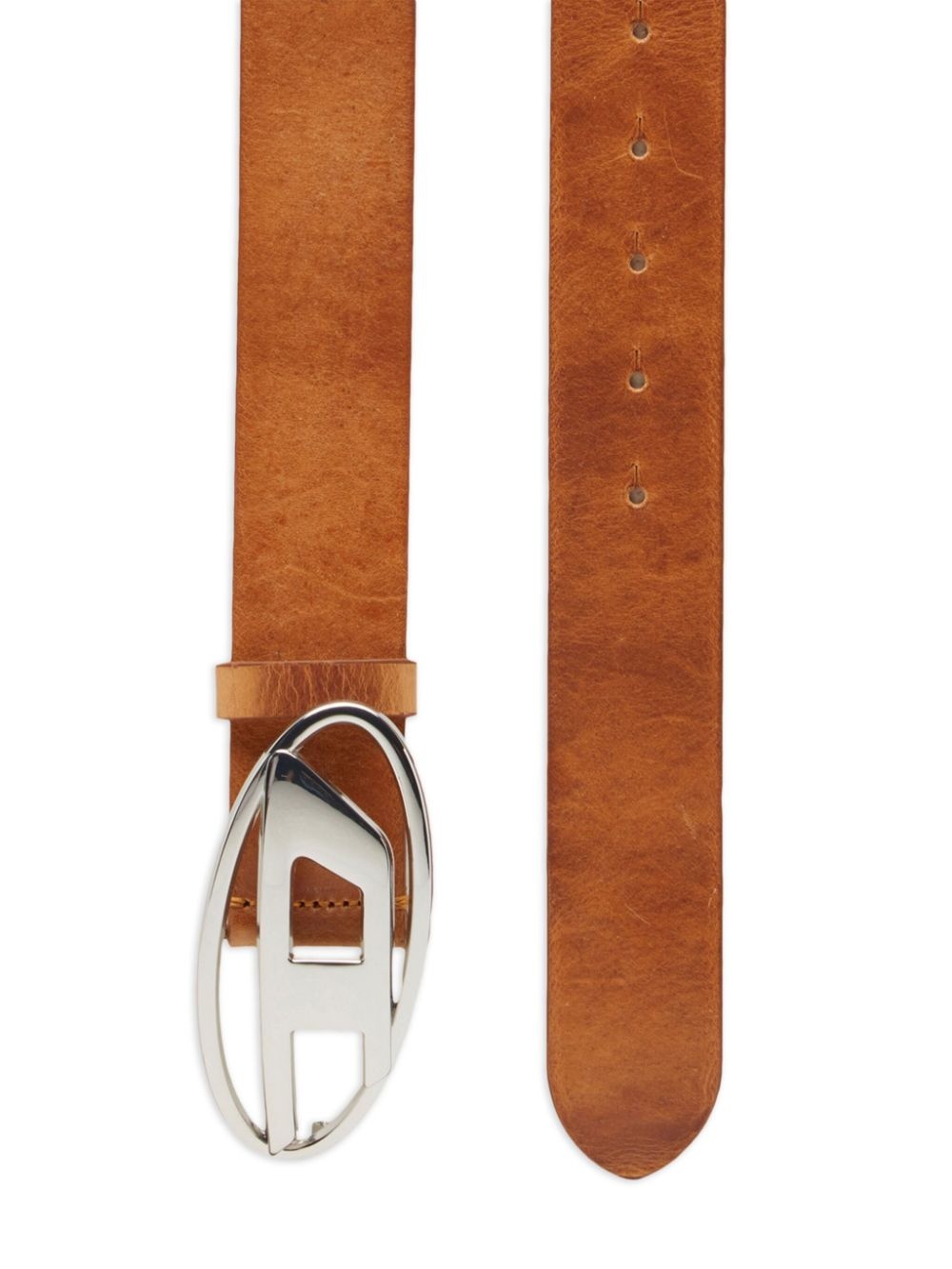 logo-buckle belt - 2