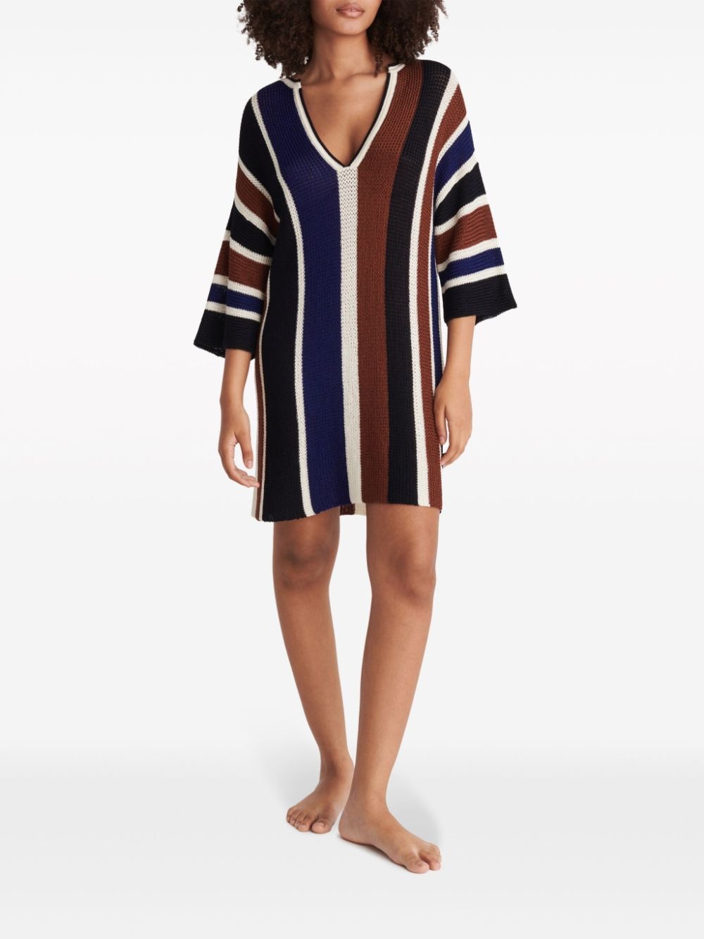 Diego striped knitted minidress - 2