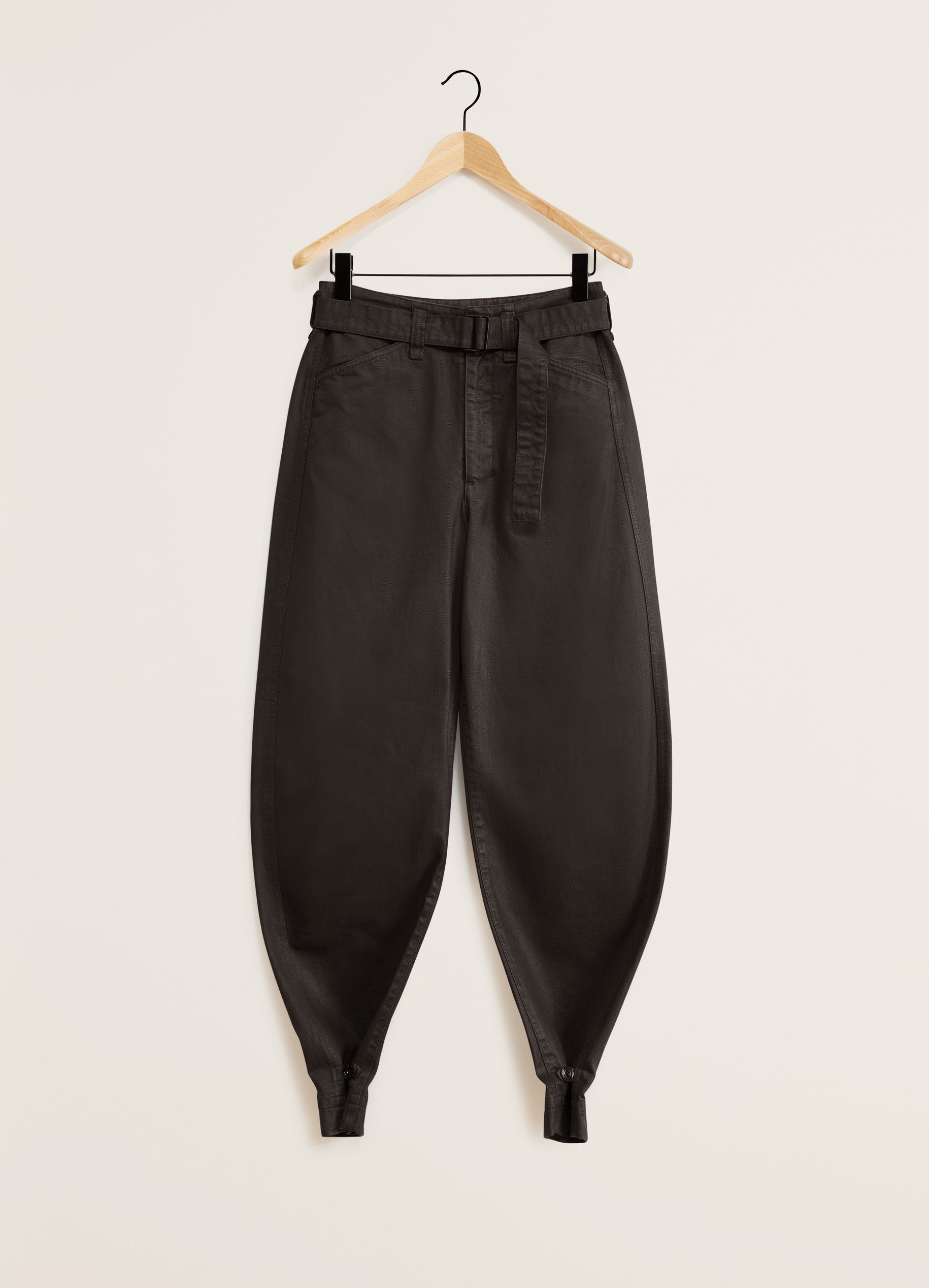 Lemaire BELTED TAPERED PANTS | REVERSIBLE