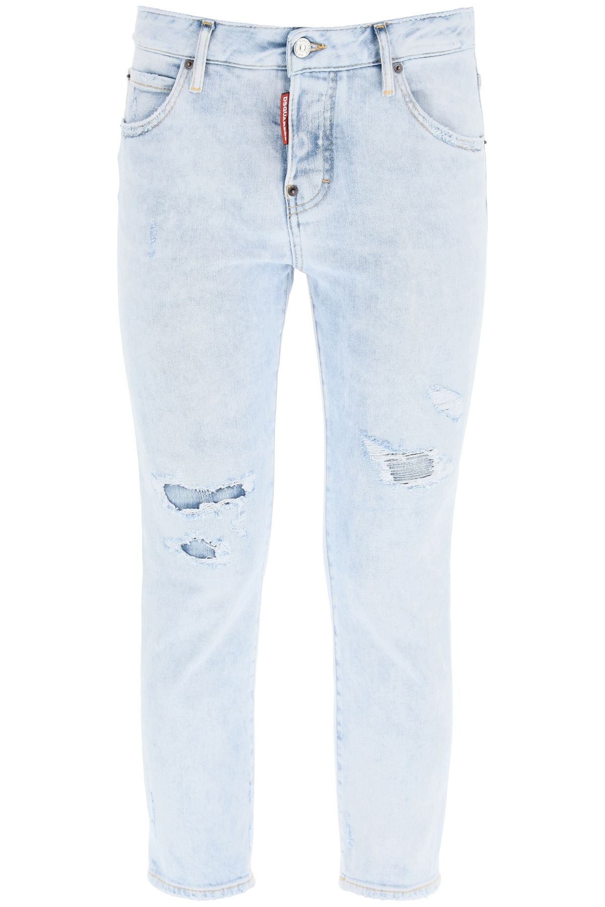 COOL GIRL CROPPED JEANS - 1