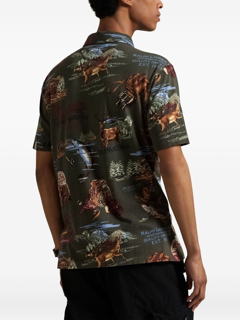 printed polo shirt 4
