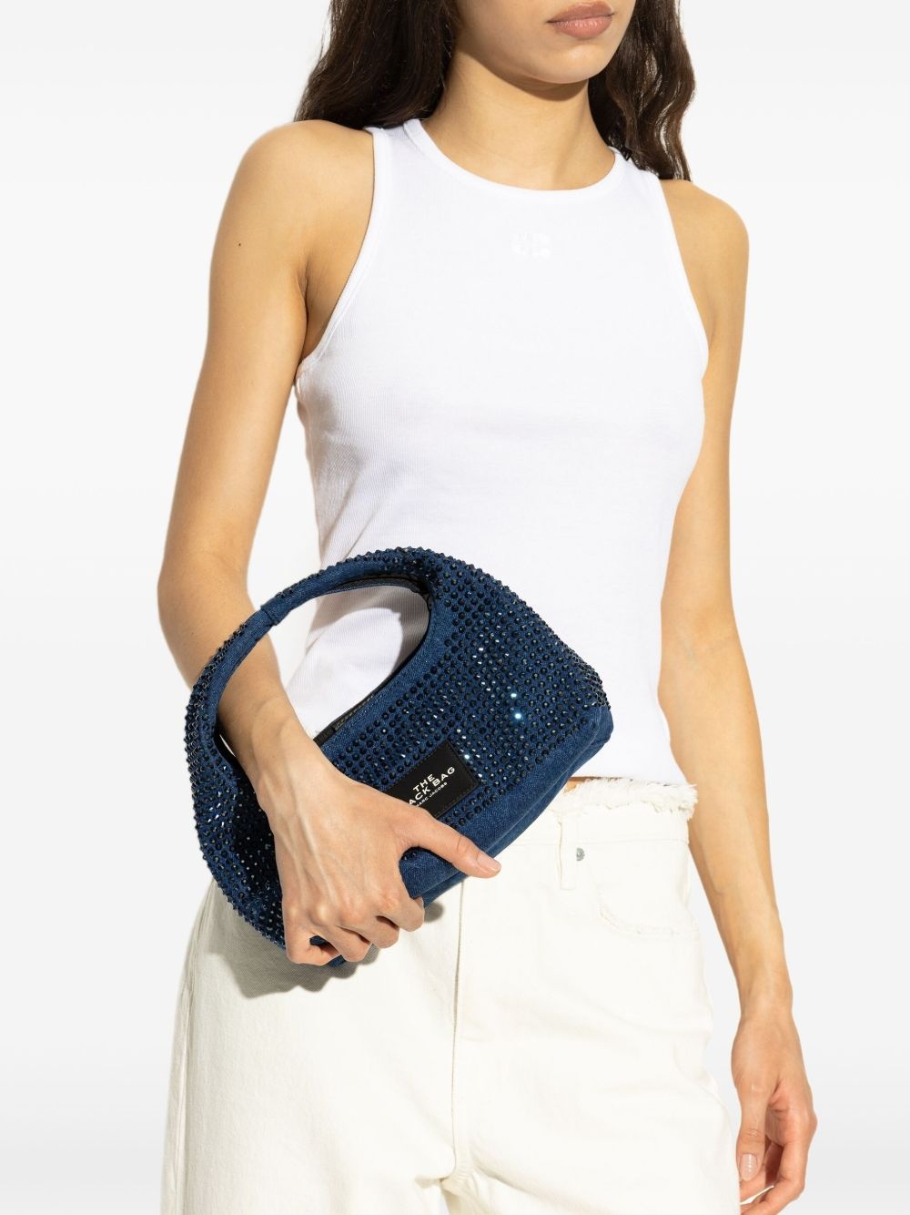 crystal-embellished handbag - 2