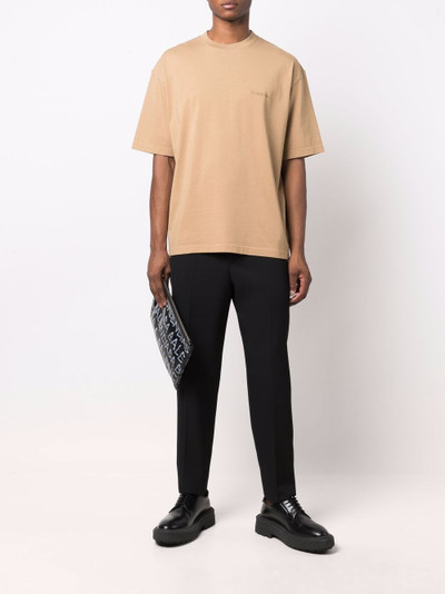 BALENCIAGA embroidered-logo T-shirt outlook