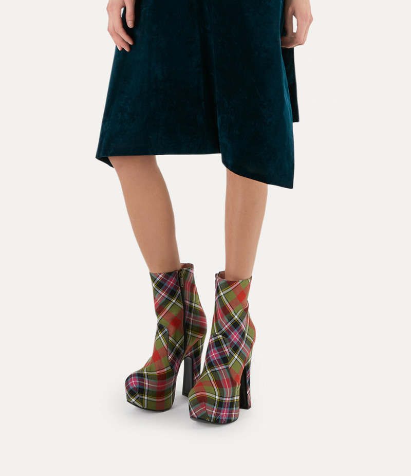 Vivienne Westwood ELEVATED BOOT TARTAN outlook