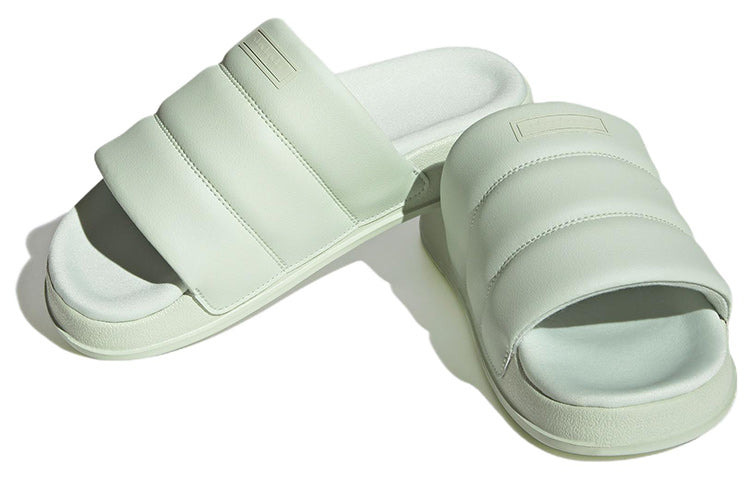 (WMNS) adidas Adilette Essential Slide 'Linen Green' IG7150 - 4