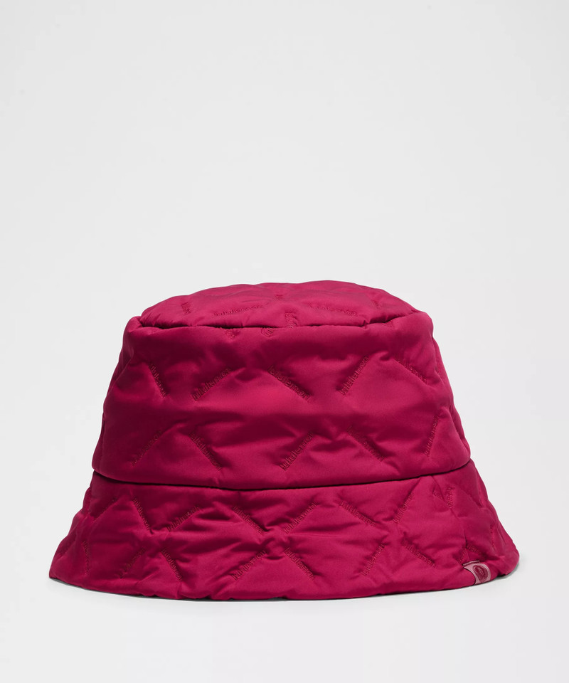 Quilted Fleece-Lined Bucket Hat 1