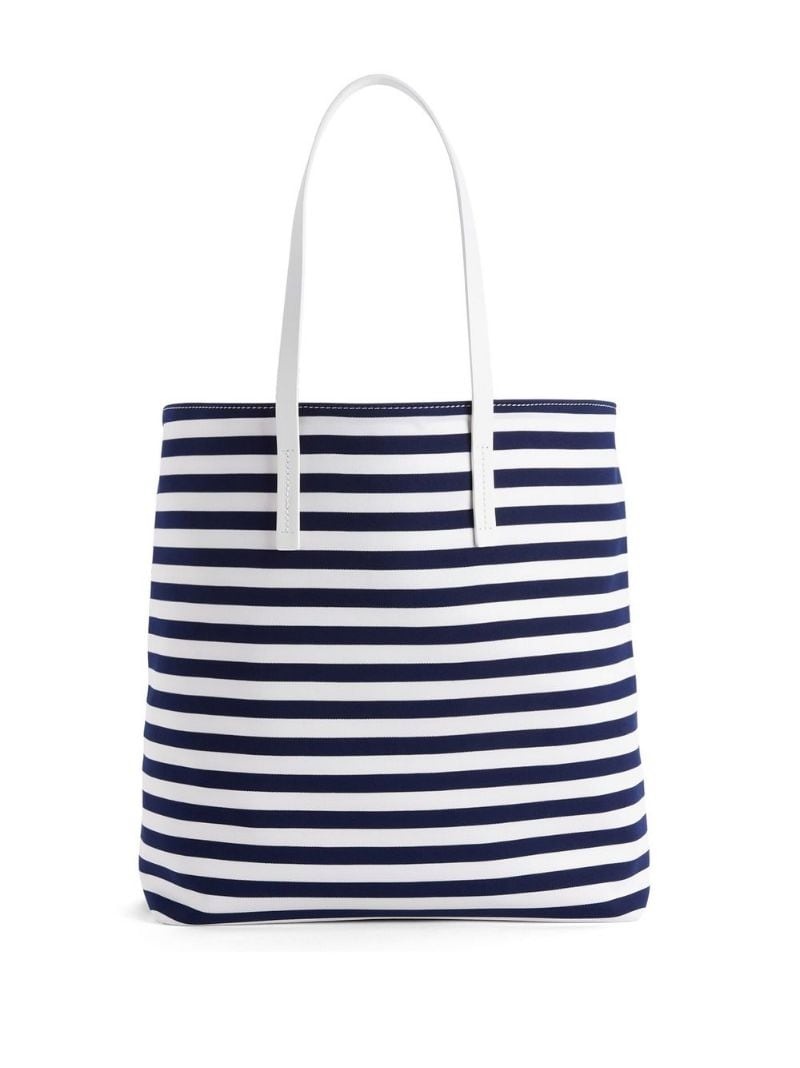 striped tote bag - 2