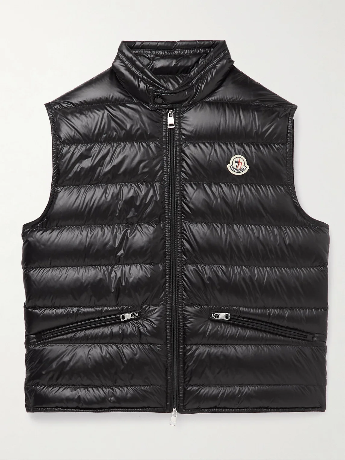 Gui Slim-Fit Logo-Appliquéd Quilted Shell Down Gilet - 1