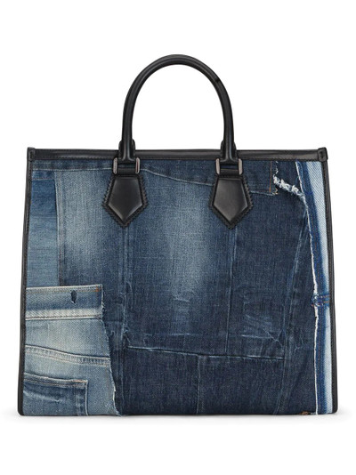 Dolce & Gabbana patchwork-design denim tote bag outlook