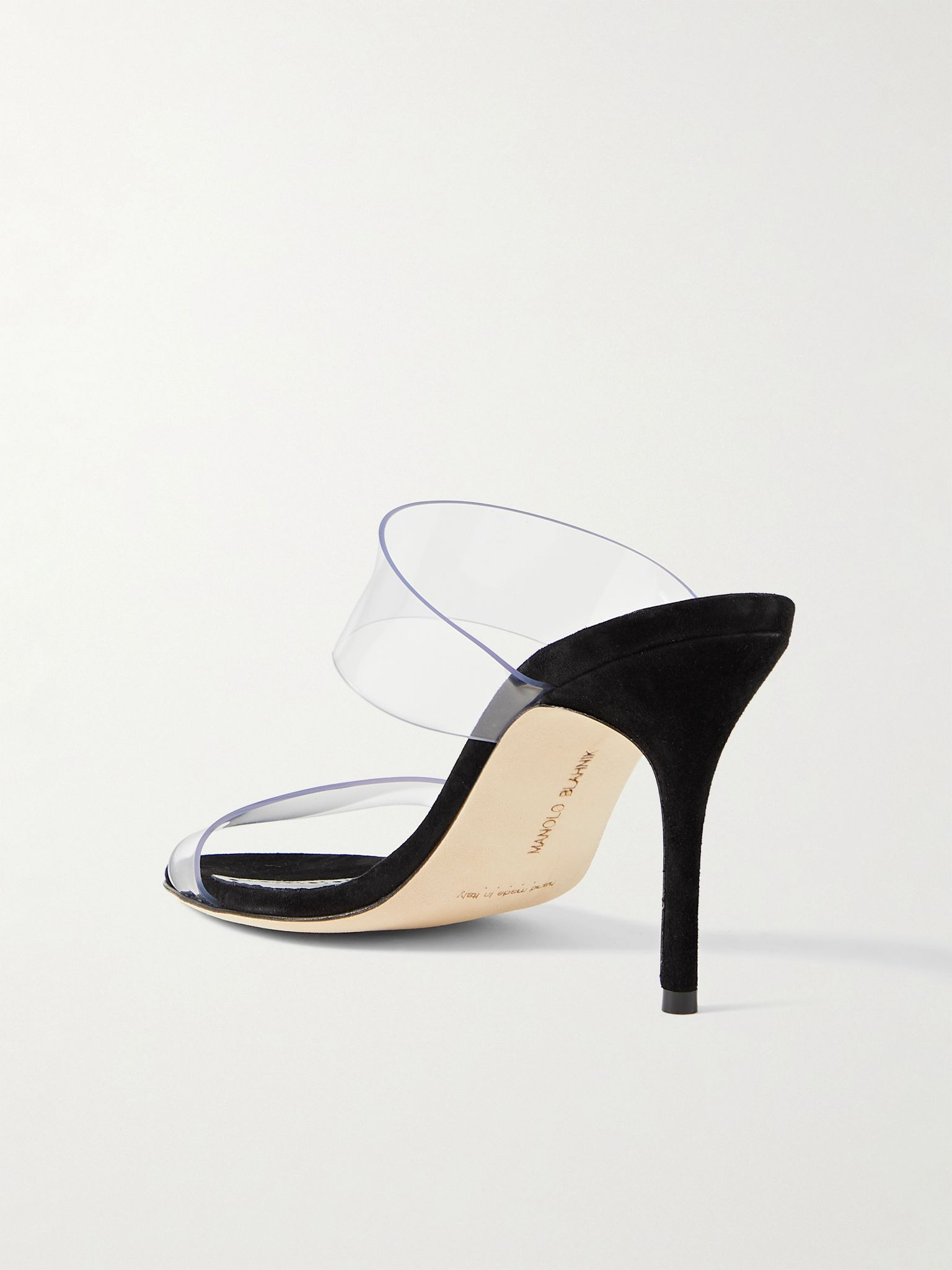 Scolto 90 PVC mules Black - 3
