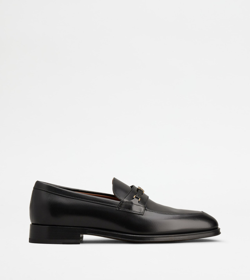 LOAFERS IN LEATHER - BLACK 1