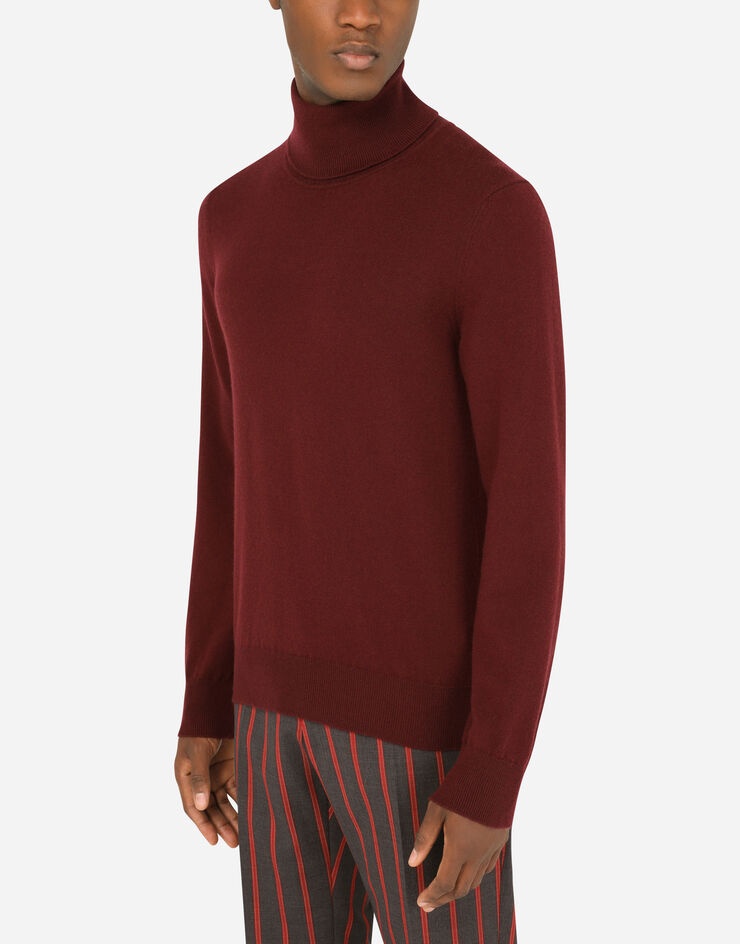 Cashmere turtle-neck sweater - 4