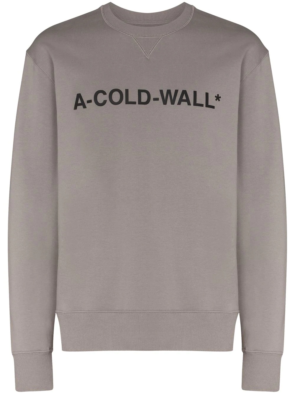 logo-print cotton sweatshirt - 1