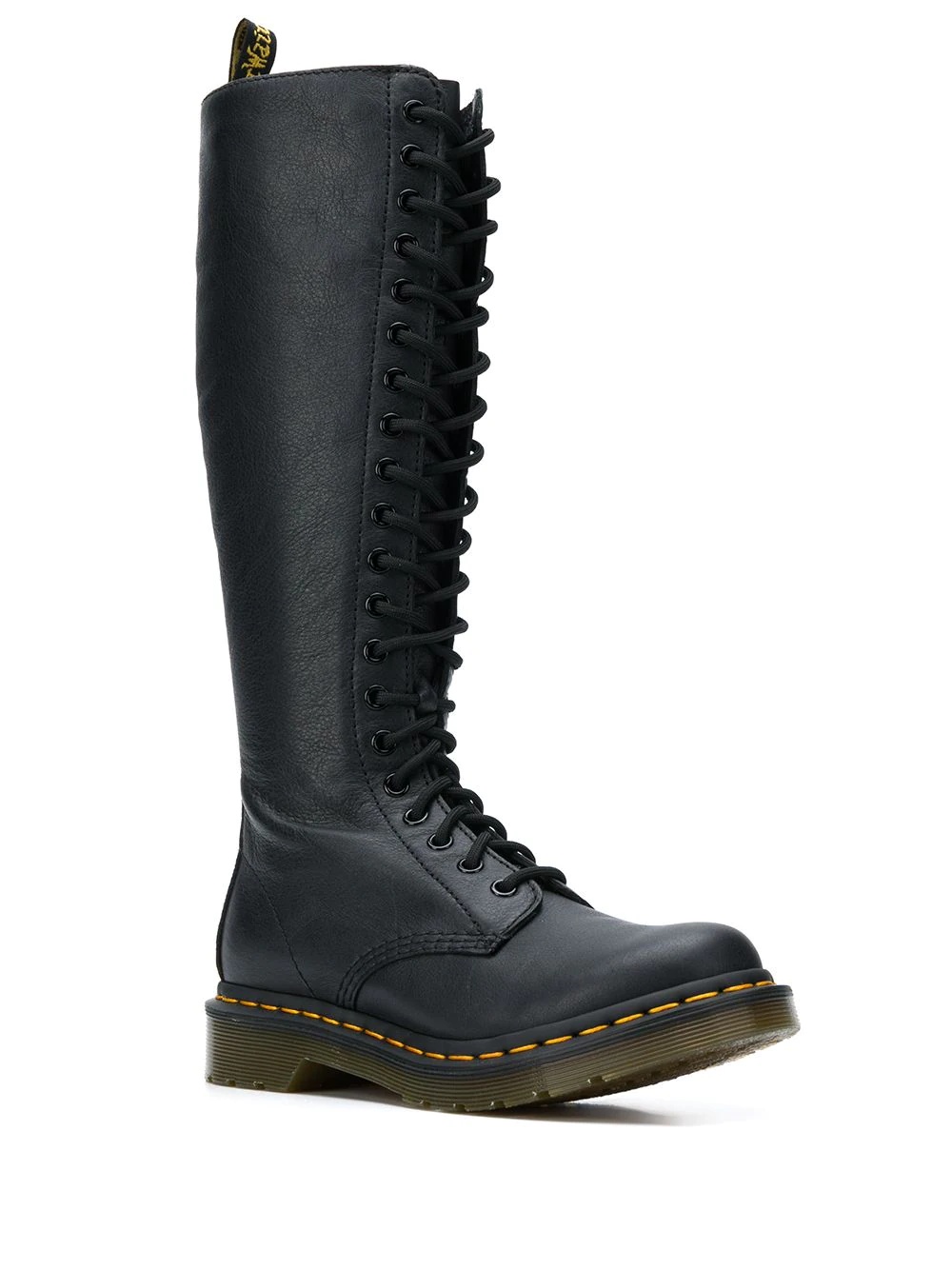 lace-up combat boots - 2