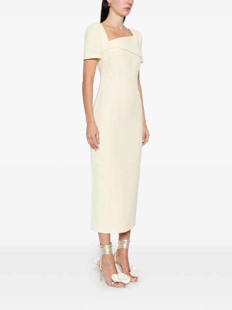 ROLAND MOURET Roland Mouret Square-neck Twisted Maxi Dress outlook