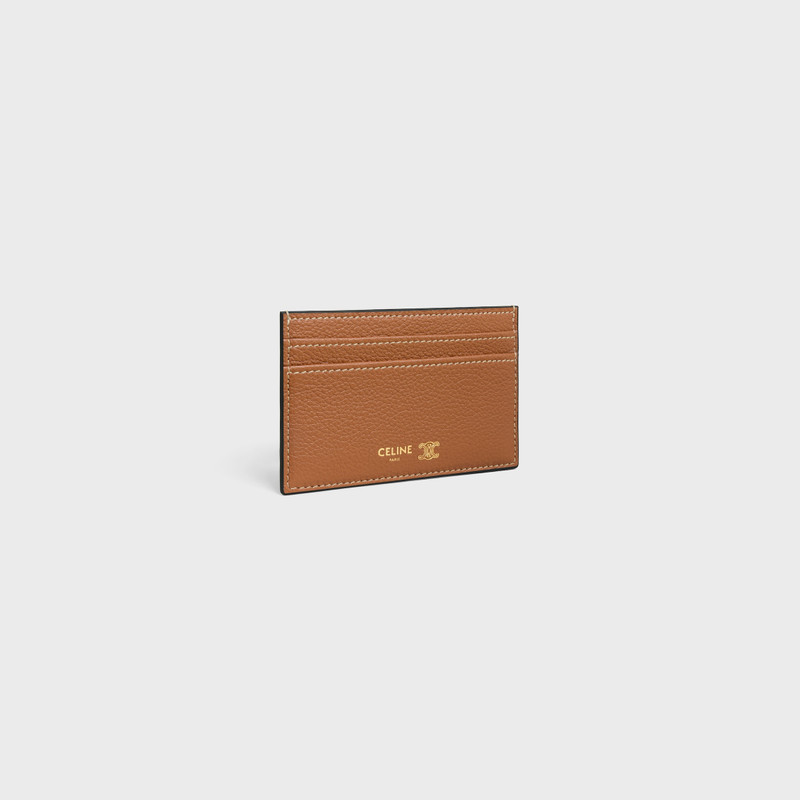 CELINE MEDIUM CARD HOLDER IN GRAINED SUPPLE CALFSKIN outlook