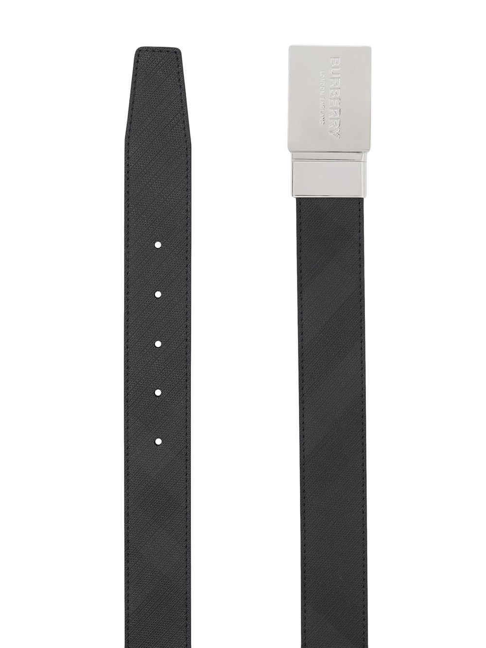 reversible London Check belt - 2