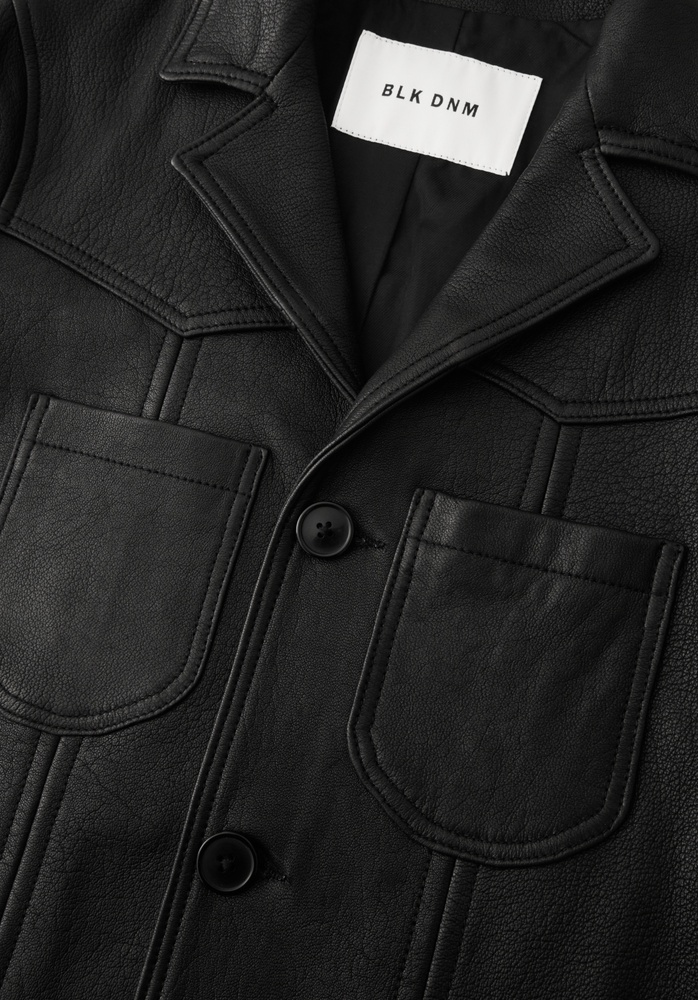 LEATHER JACKET 76 BLACK - 4