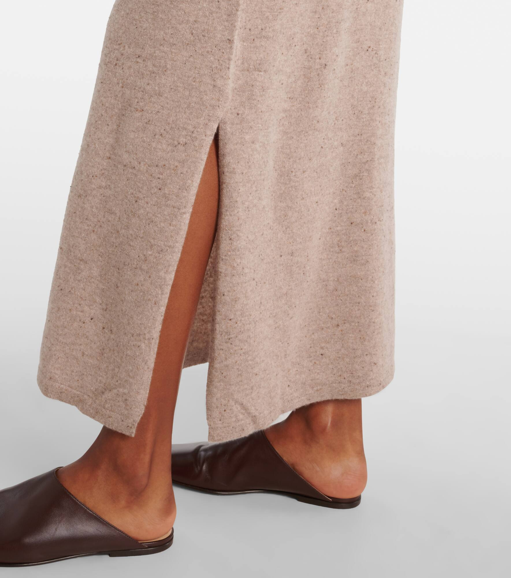 Kasos draped cashmere maxi dress - 5