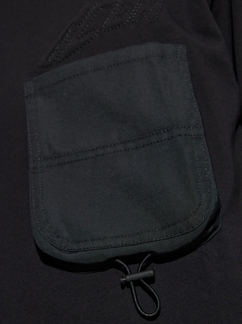 embroidered pocket T-shirt 5