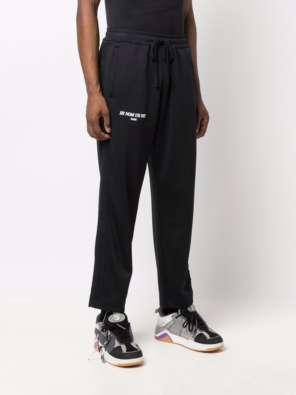 logo-print jersey sweatpants - 3