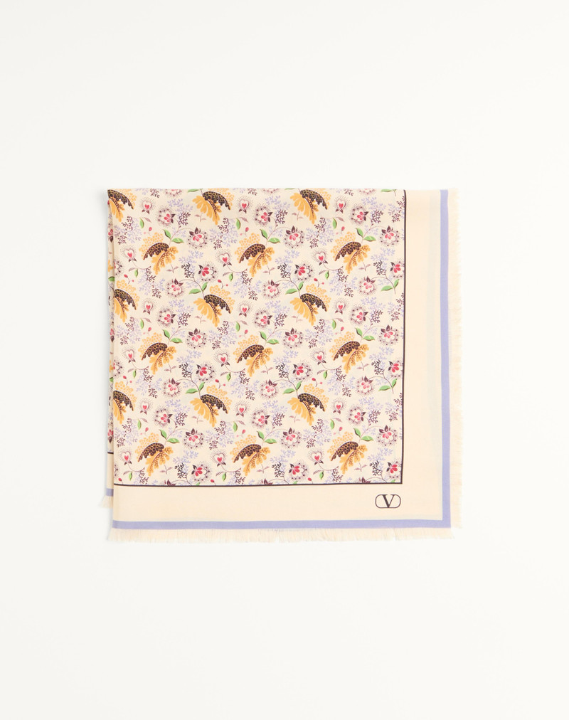 PAPIER FLORAL SILK SCARF 5