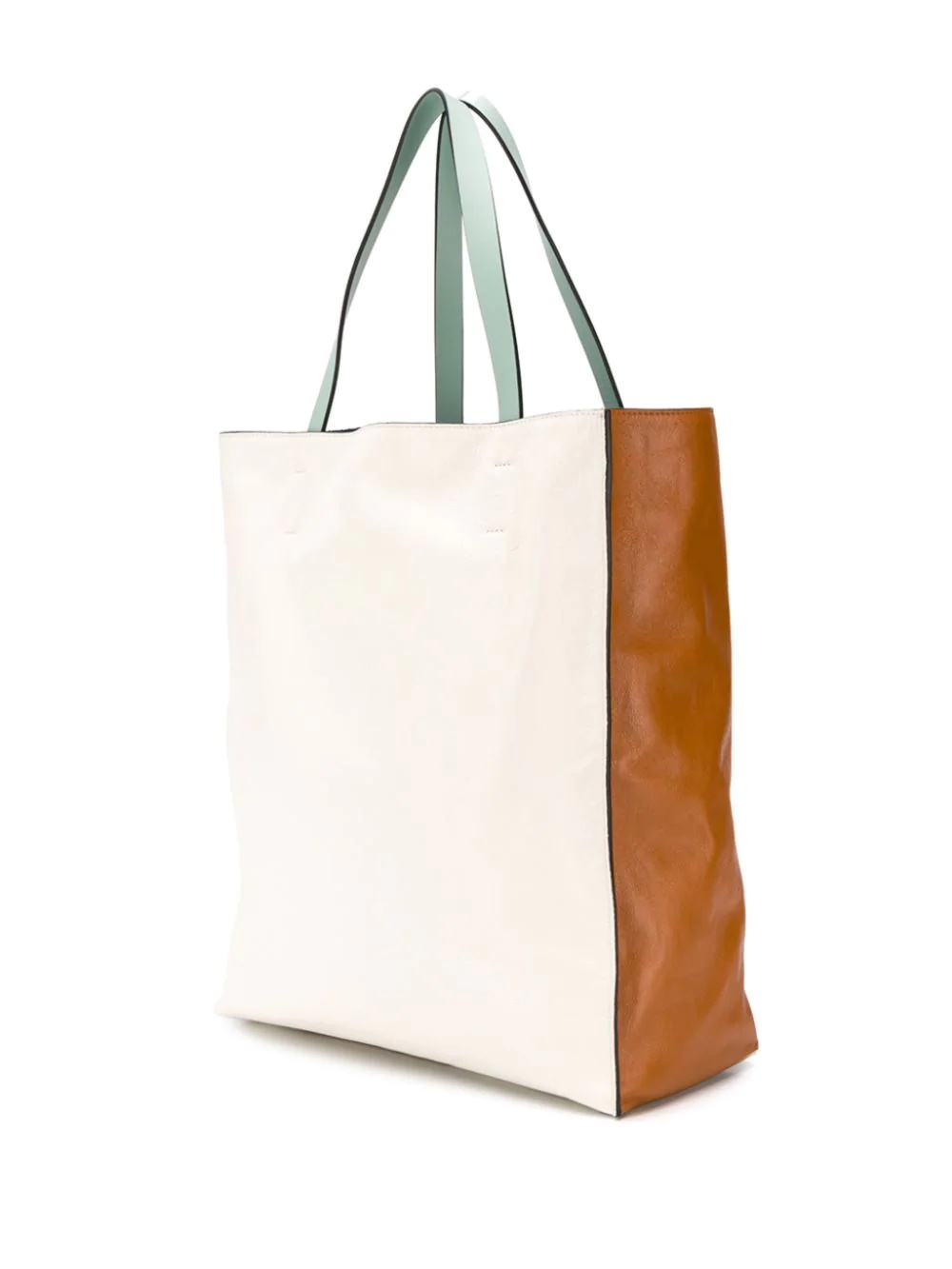 two-tone large tote bag - 3