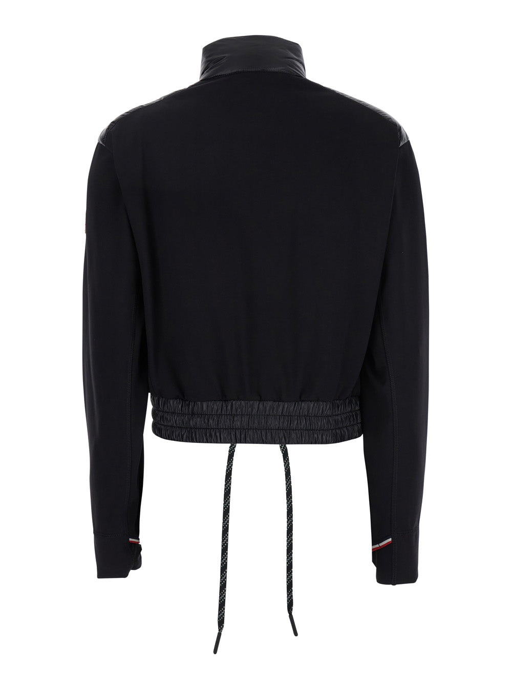 Moncler Grenoble Women Black Jacket With Zip And Logo Applied On The Sleeve In Tech Fabric Woman - 2