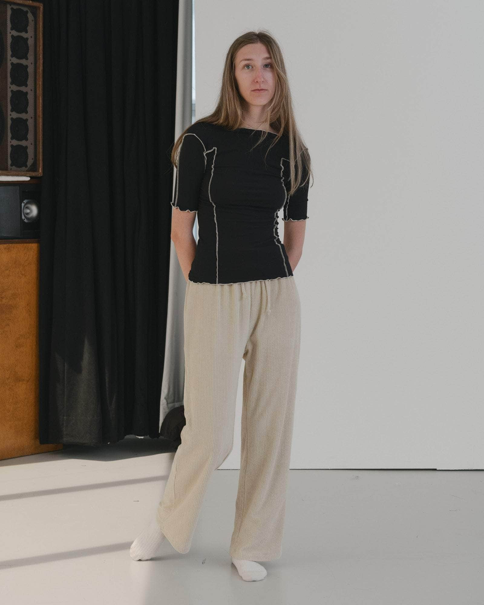 Omato 3/4 Tee Shirt - Fine Organic Cotton Rib - 3