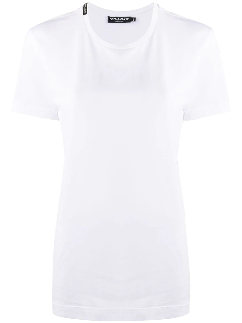 logo tag short-sleeved T-shirt - 1