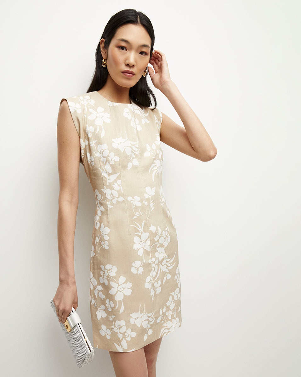ROSEDALE STRETCH-LINEN DRESS - 2
