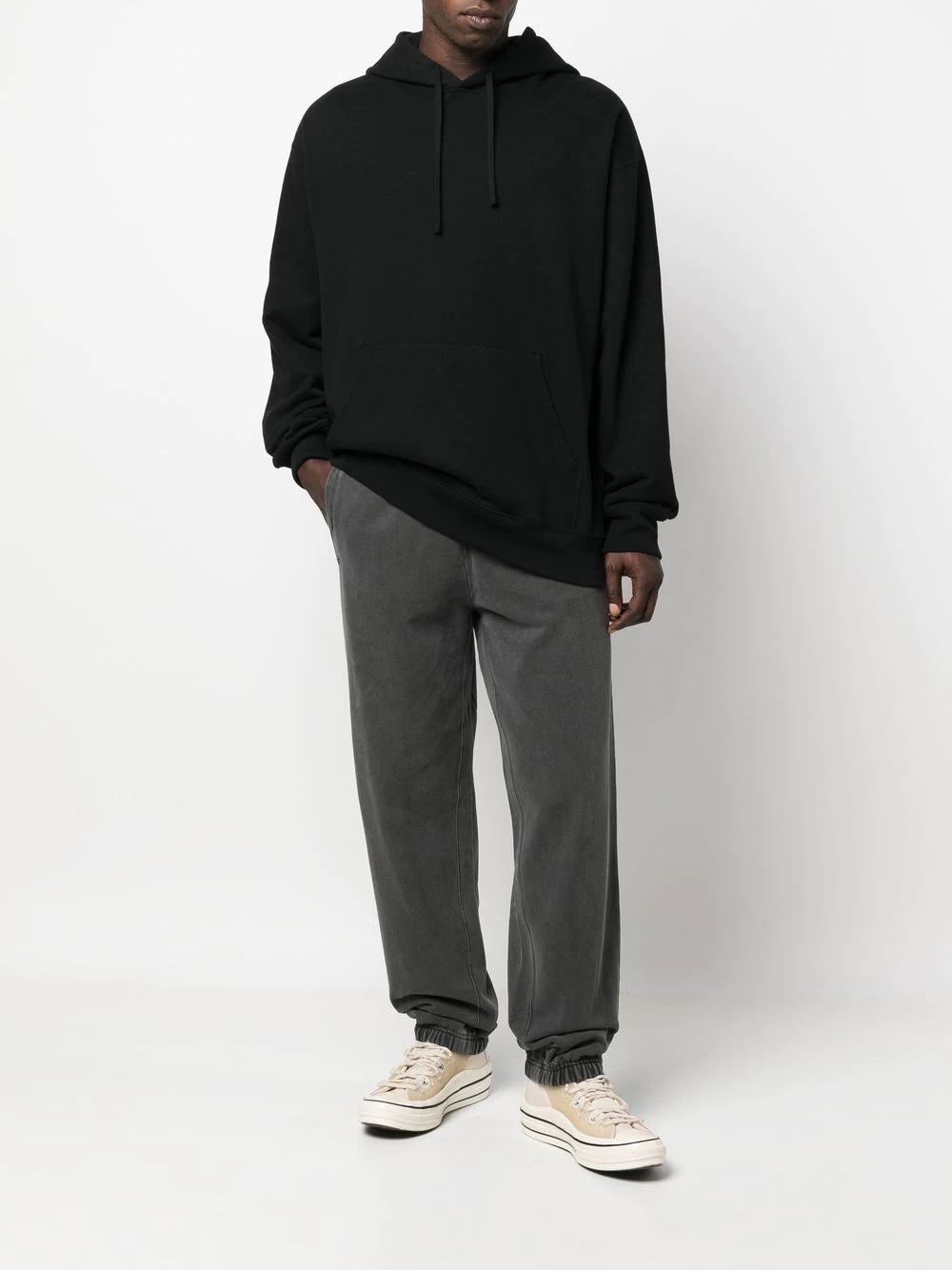 elasticated-waist track pants - 2