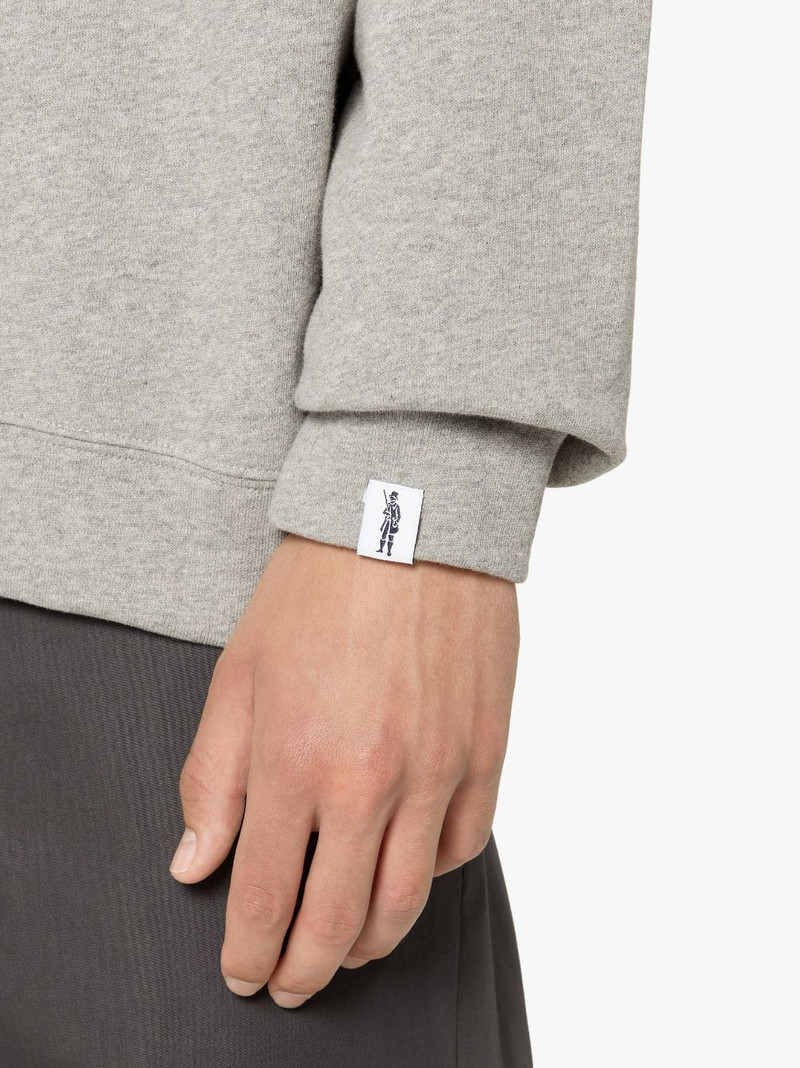 GREY X YELLOW COTTON ZIP FRONT SWEATSHIRT | GJF-300 6