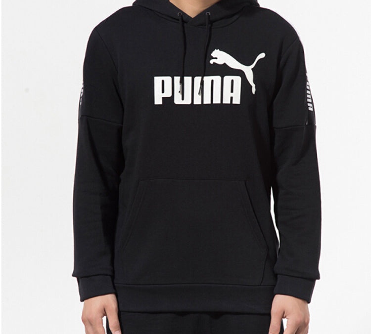 PUMA Classics T14 Track Pant Hooded Fleece Black 580438-01 - 4