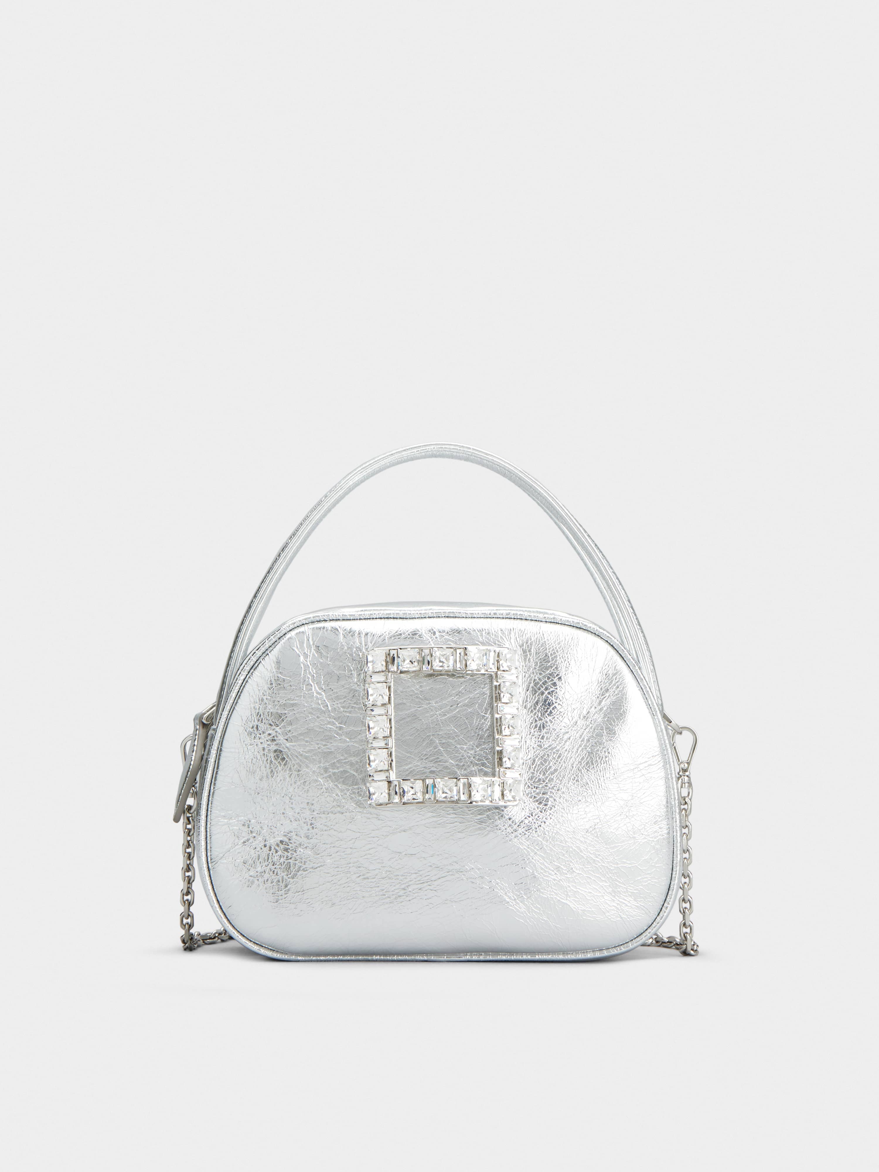 Viv' Ladybug Strass Buckle Mini Bag in Leather - 1