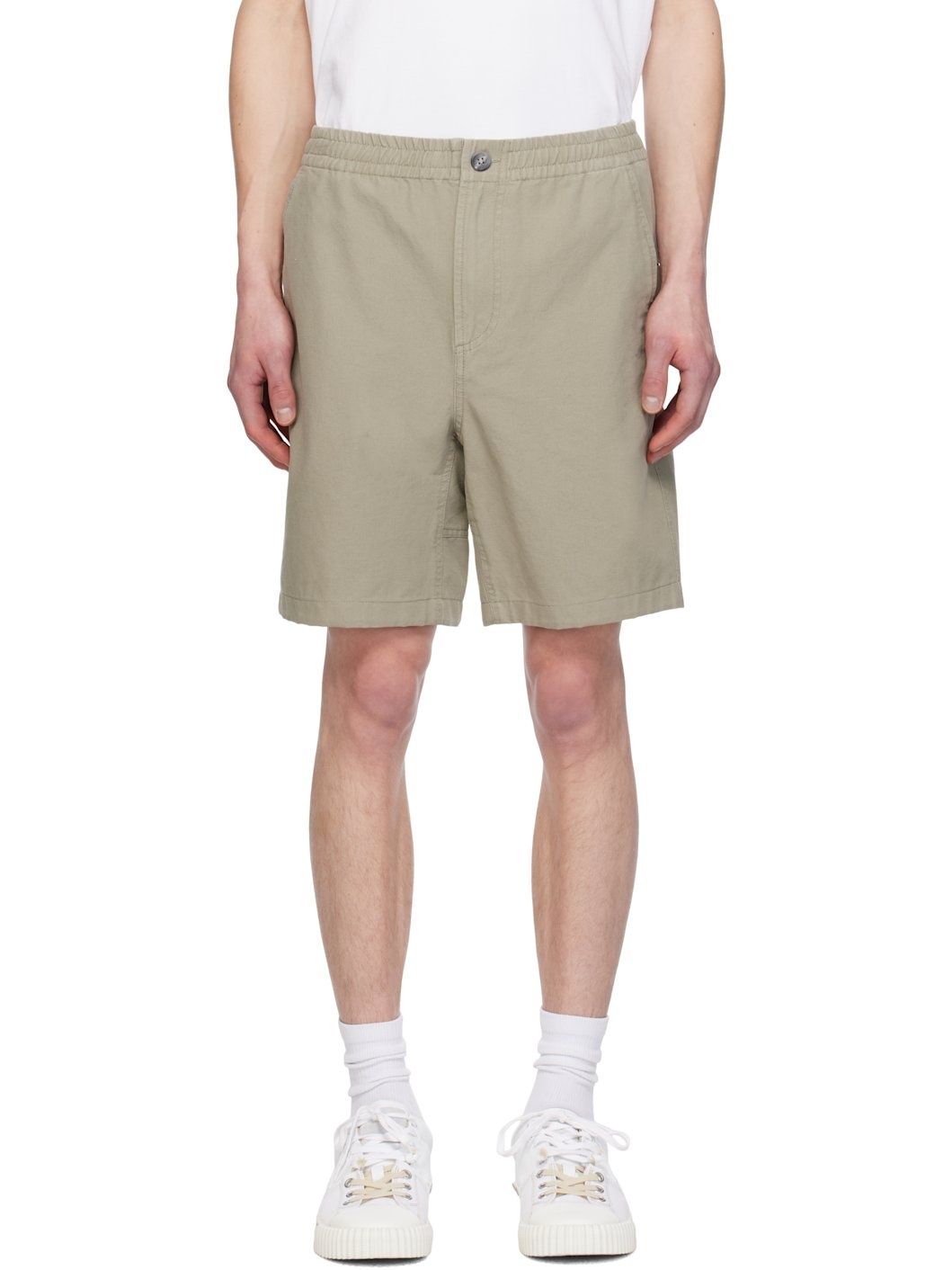 A. P.C. Khaki Norris Shorts - 1
