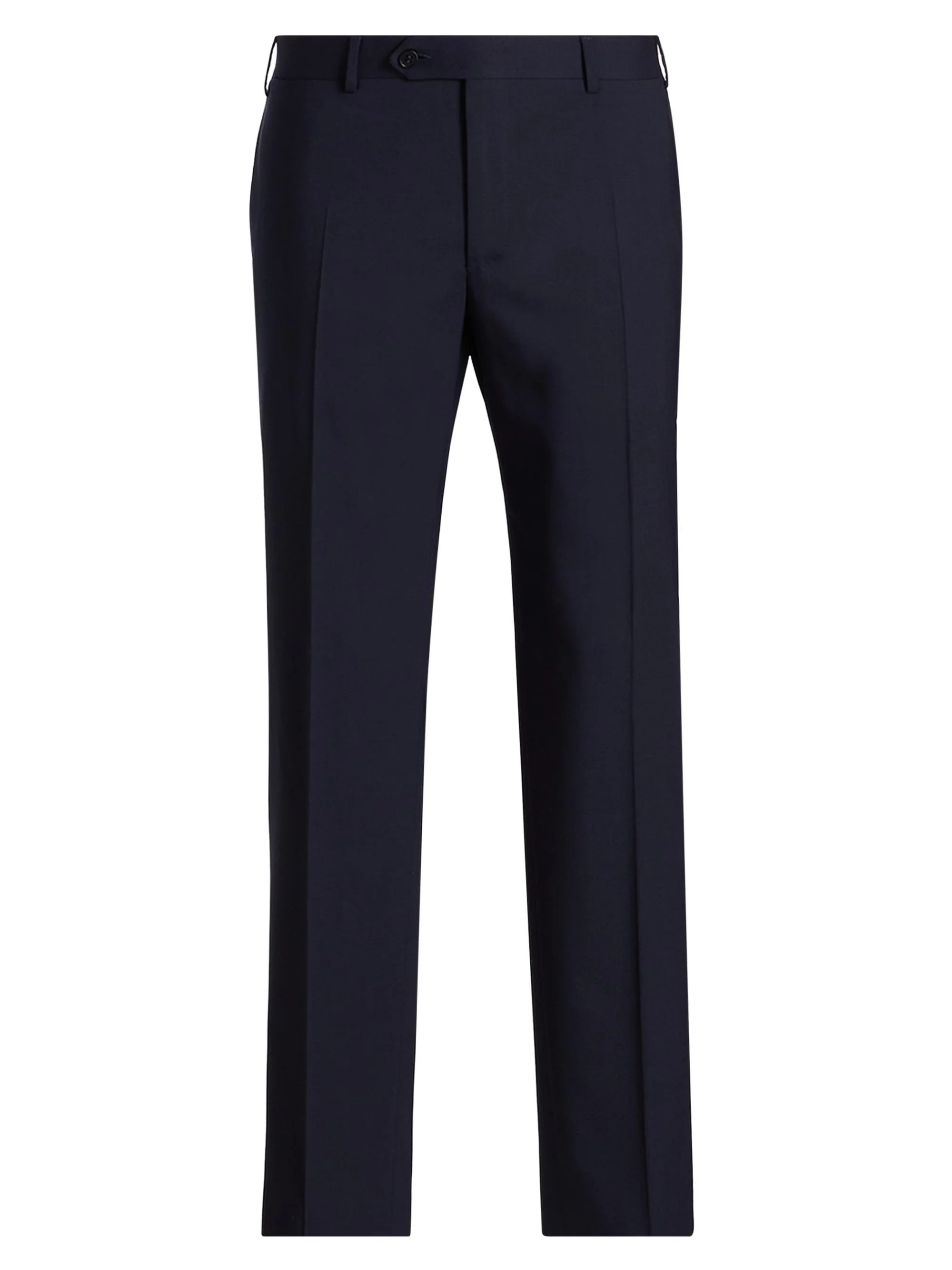 Men's Stretch Wool Trousers - Navy - 1