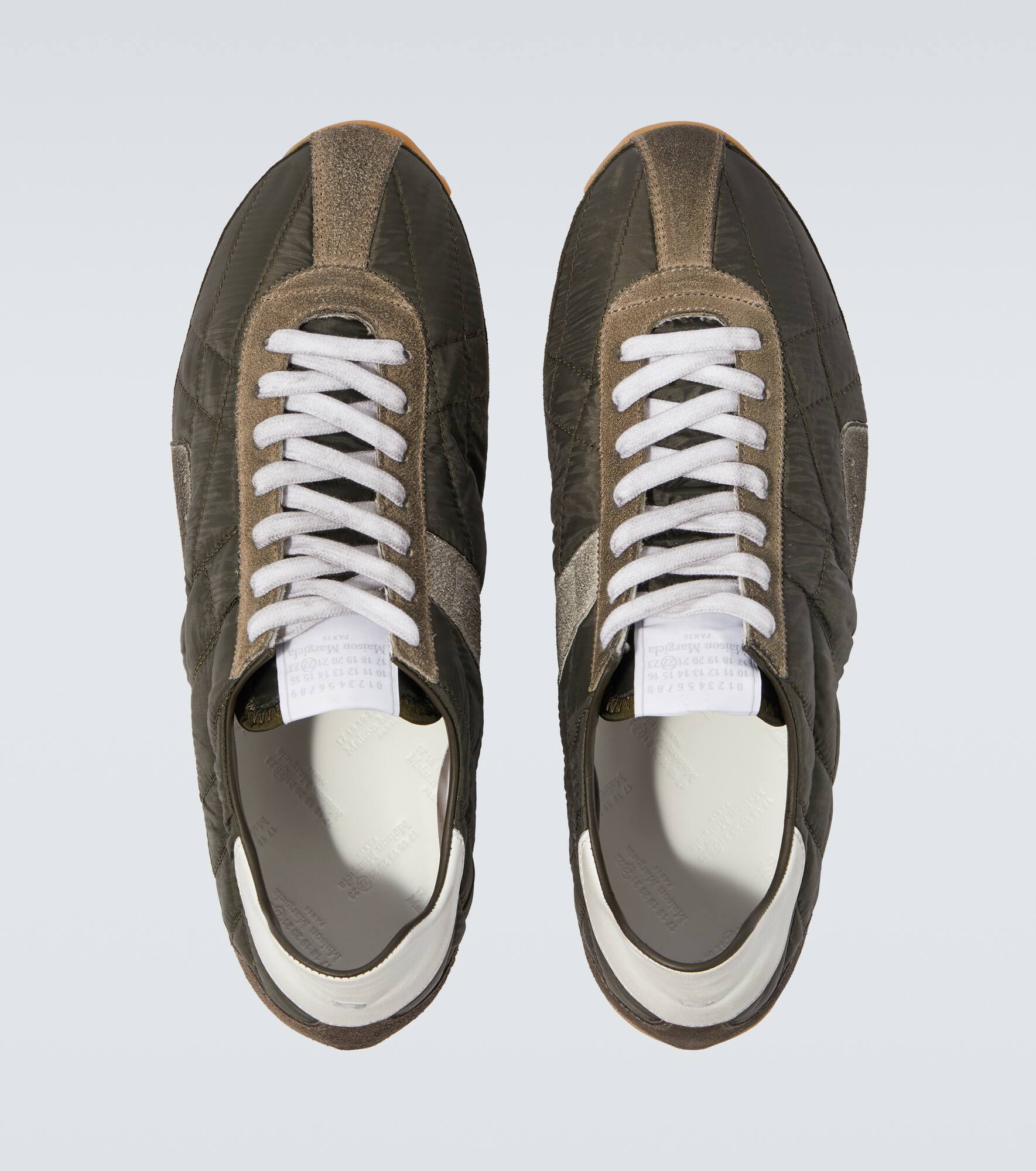 Sprinter suede-trimmed sneakers - 4