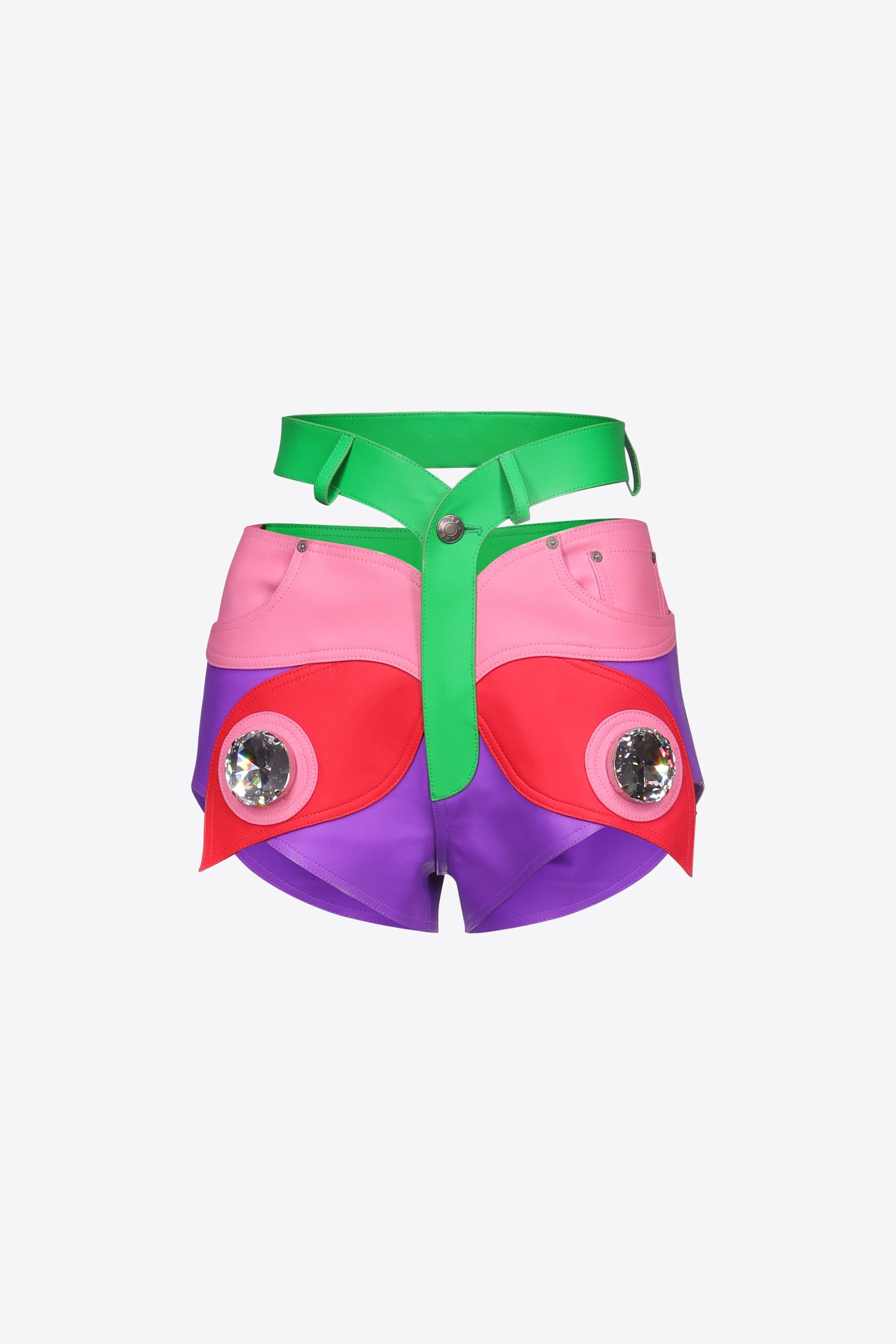 BUTTERFLY LEATHER HOT SHORT - 1