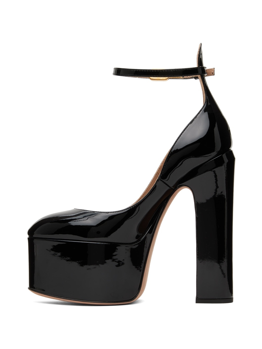 Black Tan-Go Platform Pumps - 3