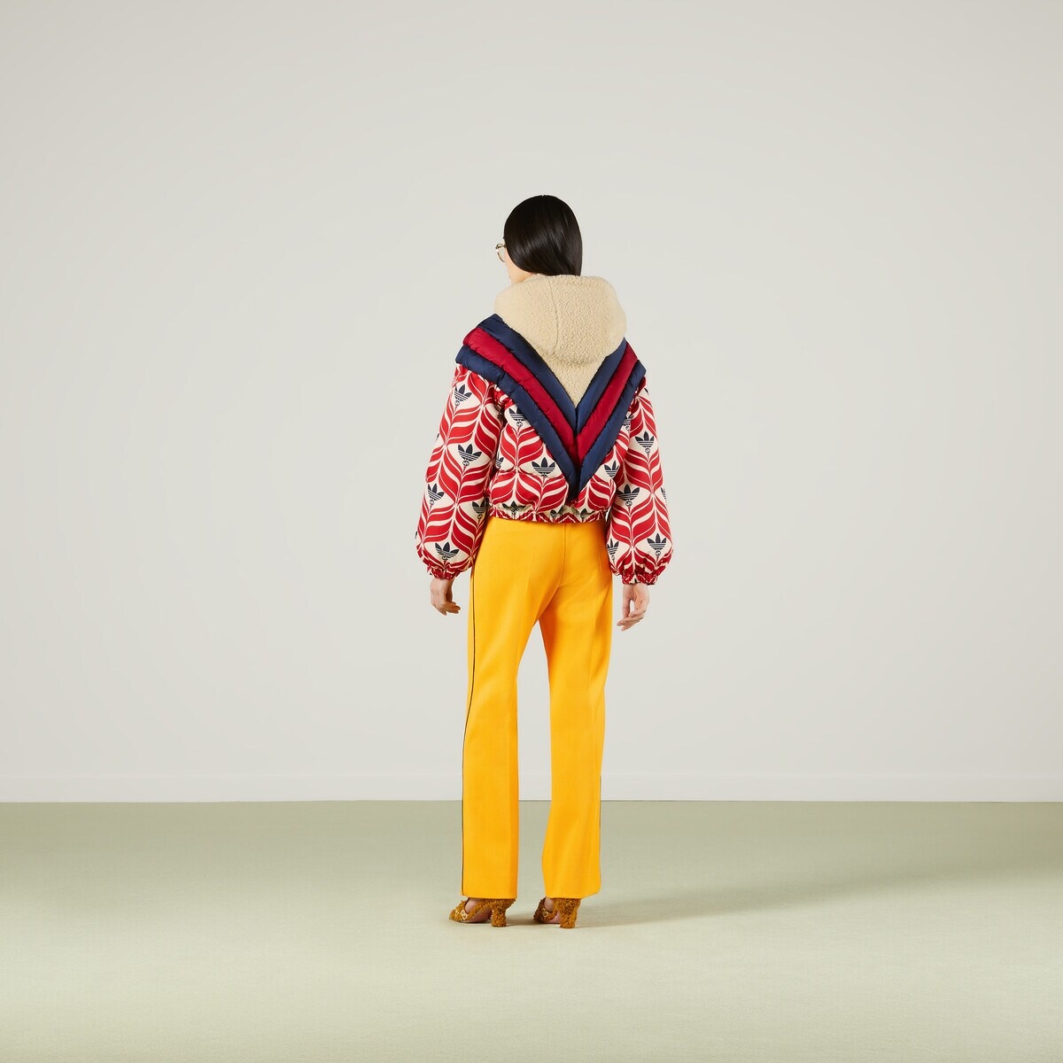 adidas x Gucci hooded puffer jacket - 3