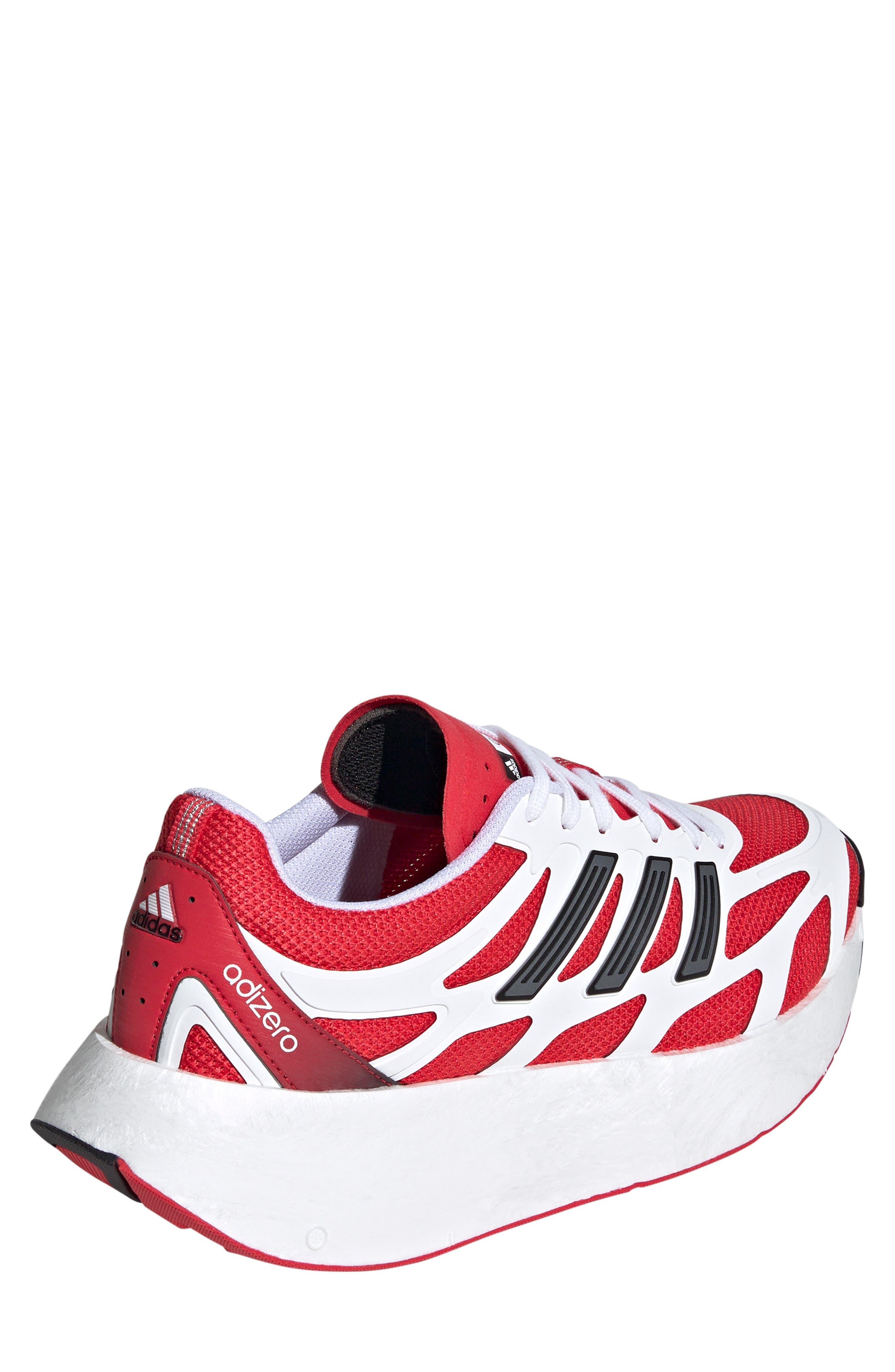 adidas Gender Inclusive Adizero Aruku Sneaker in White/Pure Ruby/Black at Nordstrom - 2