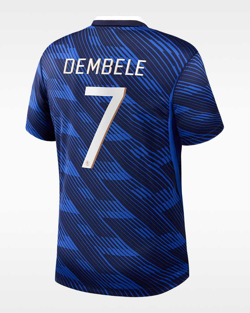 Ousmane Dembélé France National Team 2026 Stadium Home Men's Nike Dri-FIT Soccer Jersey 1